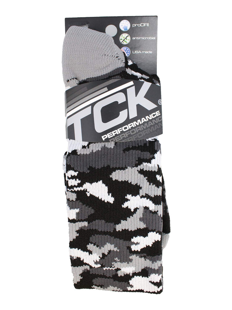 [AUSTRALIA] - TCK Sports Elite Performance Over The Calf Camo Socks Black Camo X-Large 