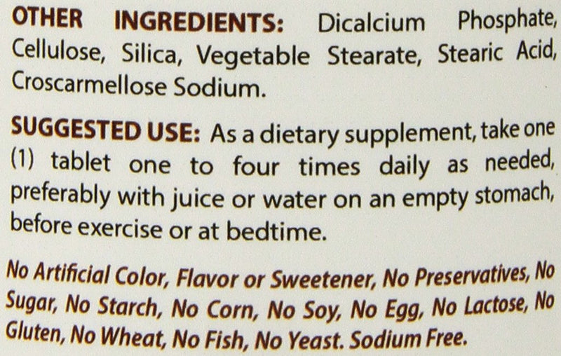 Best Naturals L-Arginine L-Citrulline Complex 1000 mg 250 Tablets (250 Count (Pack of 1)) 250 Count (Pack of 1) - BeesActive Australia