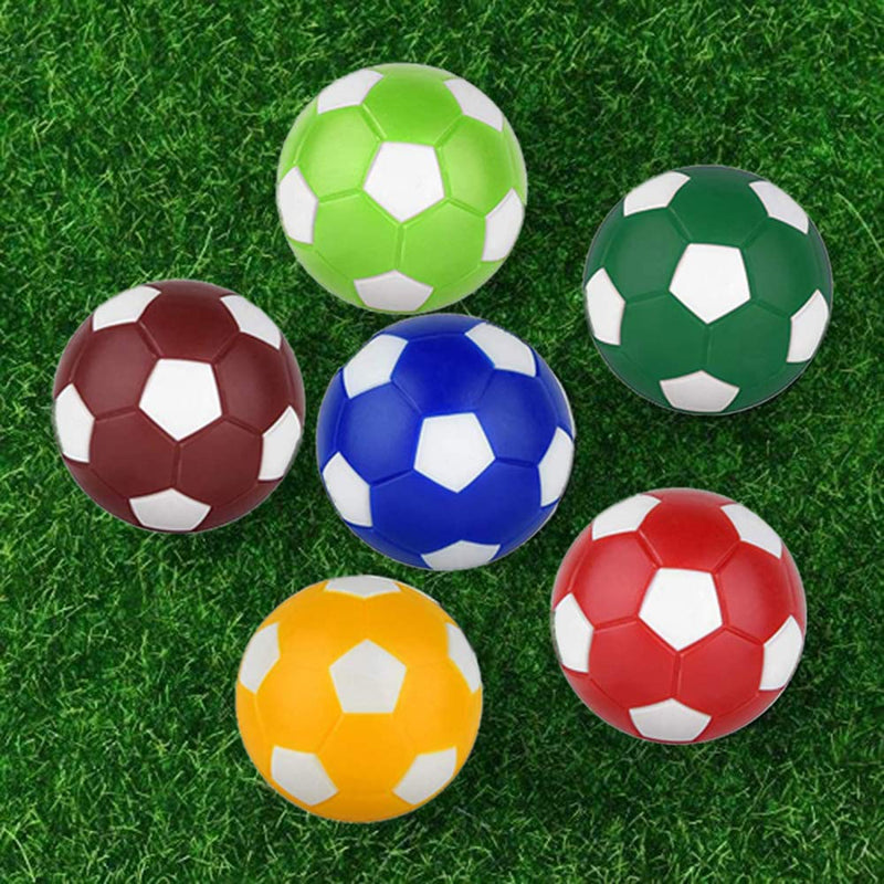 Phinicco 12 Pieces 36mm Foosball Balls Table Football Soccer Replacement Balls Multicolor Official Tabletop Game Balls - BeesActive Australia