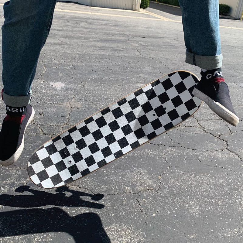 BlackWidow 9" x 33" Skateboard Griptape/Grip Tape 1 Sheet, Checker - BeesActive Australia