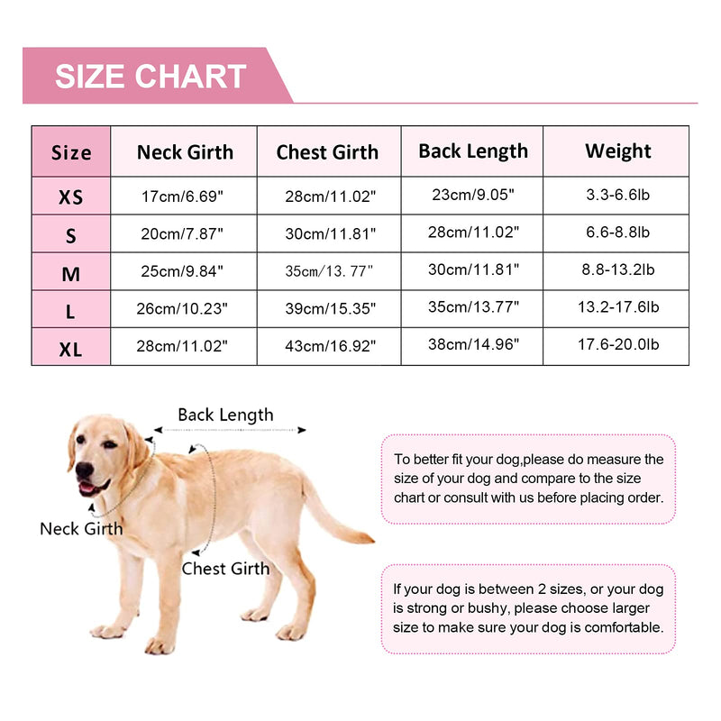 Kuoser Surgical Recovery Suit for Dogs Cats, Pet T-Shirt After Surgery Wear for Dogs, Dog Professional Recovery Suit Comfortable E Collar Alternative, Prevent Licking Onesies Pet Surgery Recovery Suit Medium (Pack of 1) Pink - BeesActive Australia