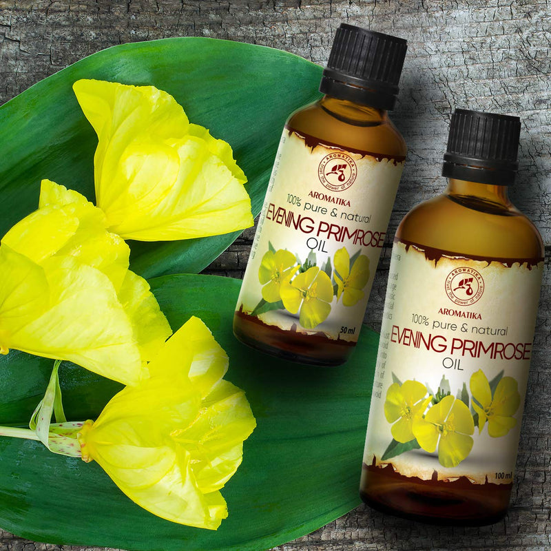 Evening Primrose Oil 3.4 oz - Oenothera Biennis Oil - 100% Pure Best Natural Moisturizer - Great Benefits for Skin - Hair - Face - Body - uses Agent - Great Beauty - Spa - Relax - Bath 3.4 Ounce - BeesActive Australia