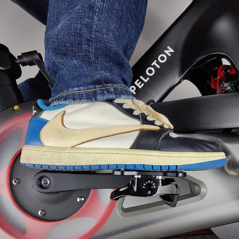 Dynaset Toe Clips Straps Cage for Peloton Bike Pedals,Peloton Pedals Adapter for Regular Shoes,Convert Look Delta Pedals to Dual Function Pedals - Ride with Sneakers. Black - BeesActive Australia