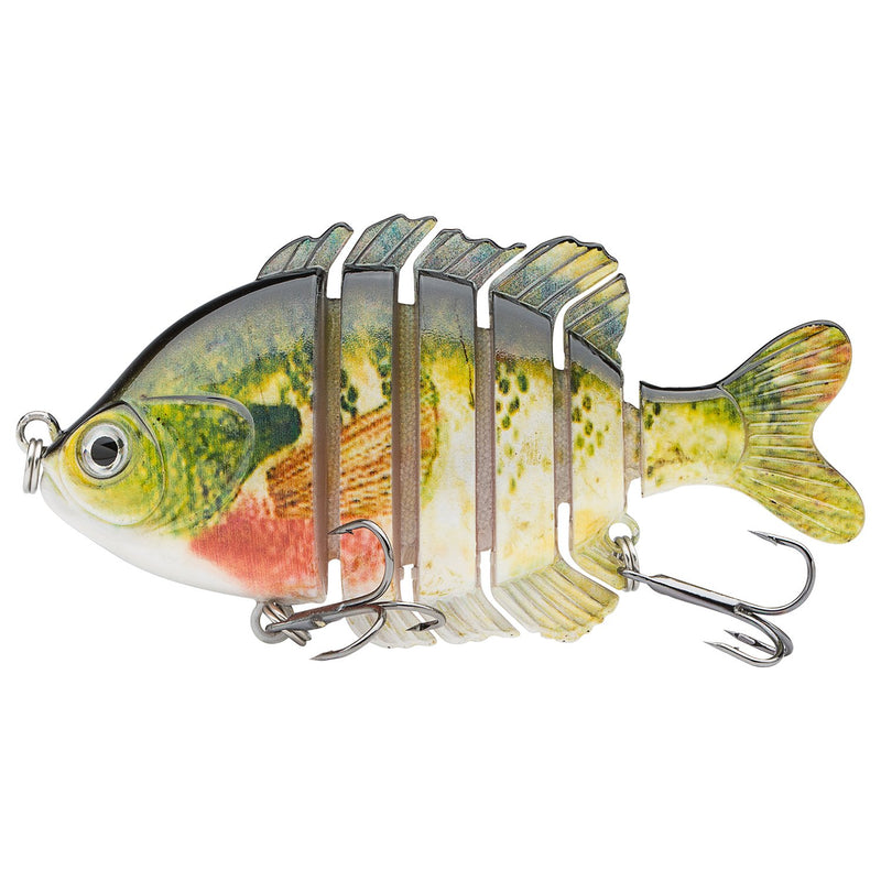 [AUSTRALIA] - Bassdash SwimPanfish Multi Jointed Panfish Bluegill Swimbaits Hard Topwater Bass Lures Fishing Lure Crank Saltwater 3.5in/0.85oz 