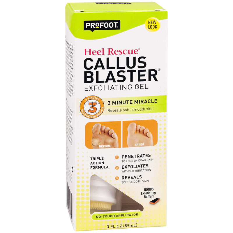 PROFOOT Heel Rescue Callus Blaster Exfoliating Gel, 3 Ounce - BeesActive Australia