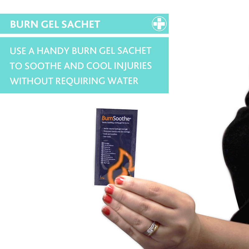 Reliance Medical - Burnsoothe/Reliburn Burn Blot Sachet - Sterile, Non-Toxic, Soothing, Cooling Gel For Burns To Minimise Trauma And Skin Damage (Box of 25 - 3.5 g Per Single Use Unit) 25 Count (Pack of 1) - BeesActive Australia