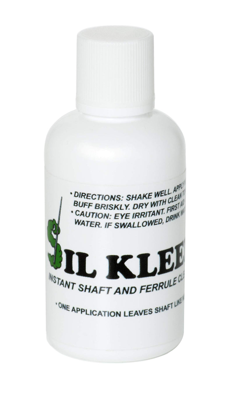 [AUSTRALIA] - Cue Silk Bundle of 2 items: Sil Kleen Pool Cue Shaft and Ferrule Cleaner 1 oz Bottle & Cue Silk Pool Cue Shaft Conditioner ¼ oz Bottle 