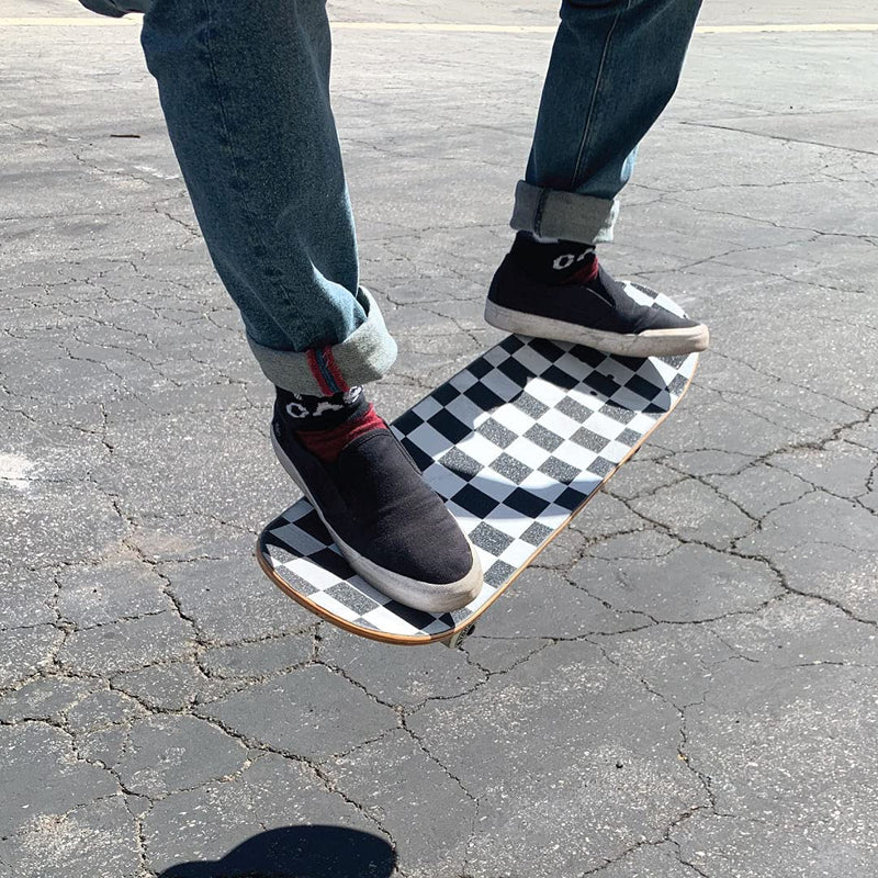 BlackWidow 9" x 33" Skateboard Griptape/Grip Tape 1 Sheet, Checker - BeesActive Australia