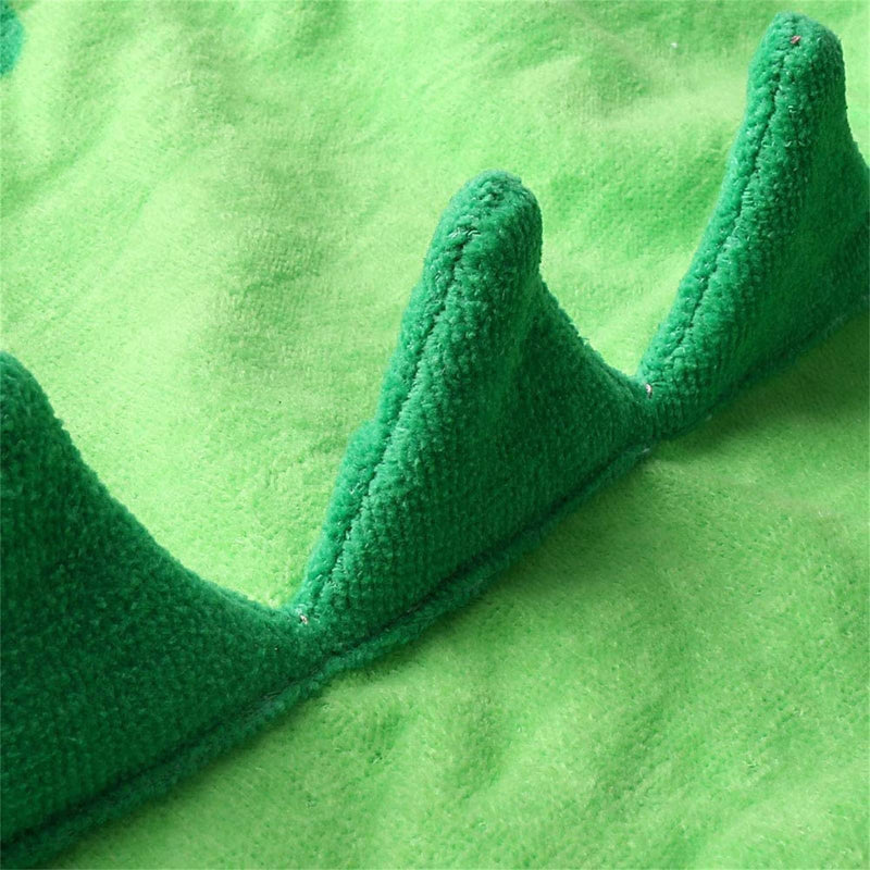 Hooded Baby Bathrobe, Cotton Dinosaur Pattern Cute Bath Towel Kids Robe Beach Swimming Hooded Poncho for Babies Boys Girls(Green) Green 0-4 year - BeesActive Australia
