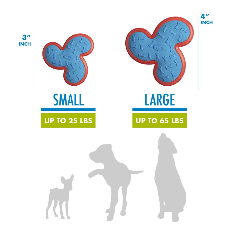 Hero Outer Armor, Fetch Dog Toy, Floats & Squeaks Propeller - Blue - BeesActive Australia