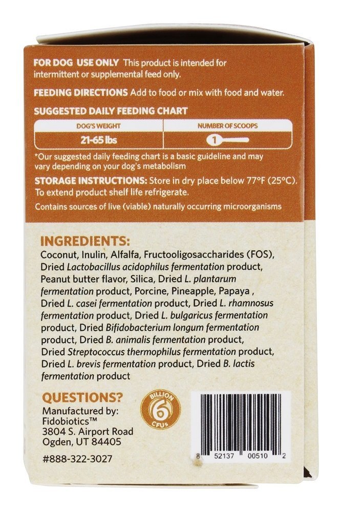 Fidobiotics, Good Guts Medium Dog, 1 Count - BeesActive Australia
