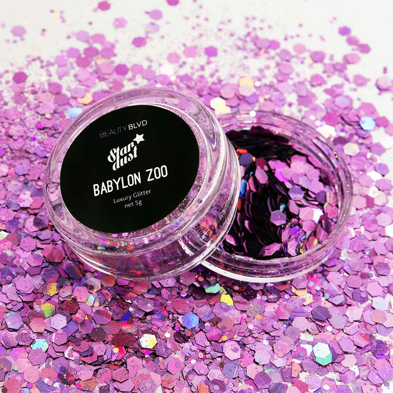 BEAUTYBLVD Stardust, Cruelty Free Face, Body and Hair Glitter Kit – Babylon Zoo - BeesActive Australia