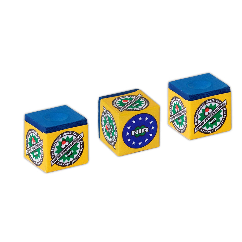3 pcs of Longoni NIR Super Professional Pool Cue Billiard Chalk Available in Green and Blue Color - BeesActive Australia