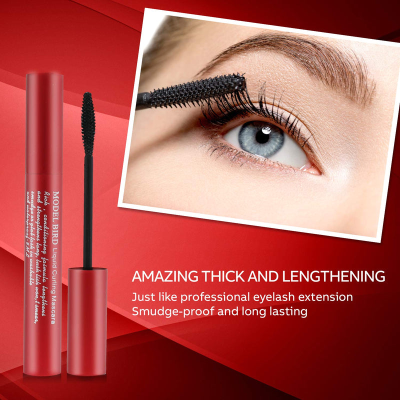 Maycreate 4D Silk Fiber Lash Mascara，Waterproof & Luxuriously Longer 4D Mascara, Thicker, Voluminous Eyelashes, Long-Lasting - BeesActive Australia