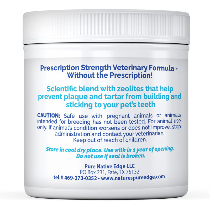 Rx PERIODONTAL Support-Dental Care for Dogs and Cats. Eliminates Bad Breath, Plaque, and Tartar. Promotes Healthy Teeth and Gums. Extra Large, 200 Grams. - BeesActive Australia
