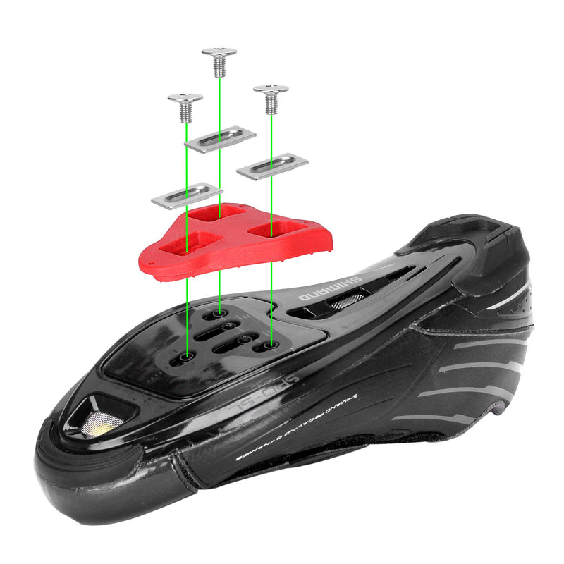 Inkesky Bike Cleats Compatible with Look Delta 9 Degree Float - for Peloton & Spin & Road - BeesActive Australia