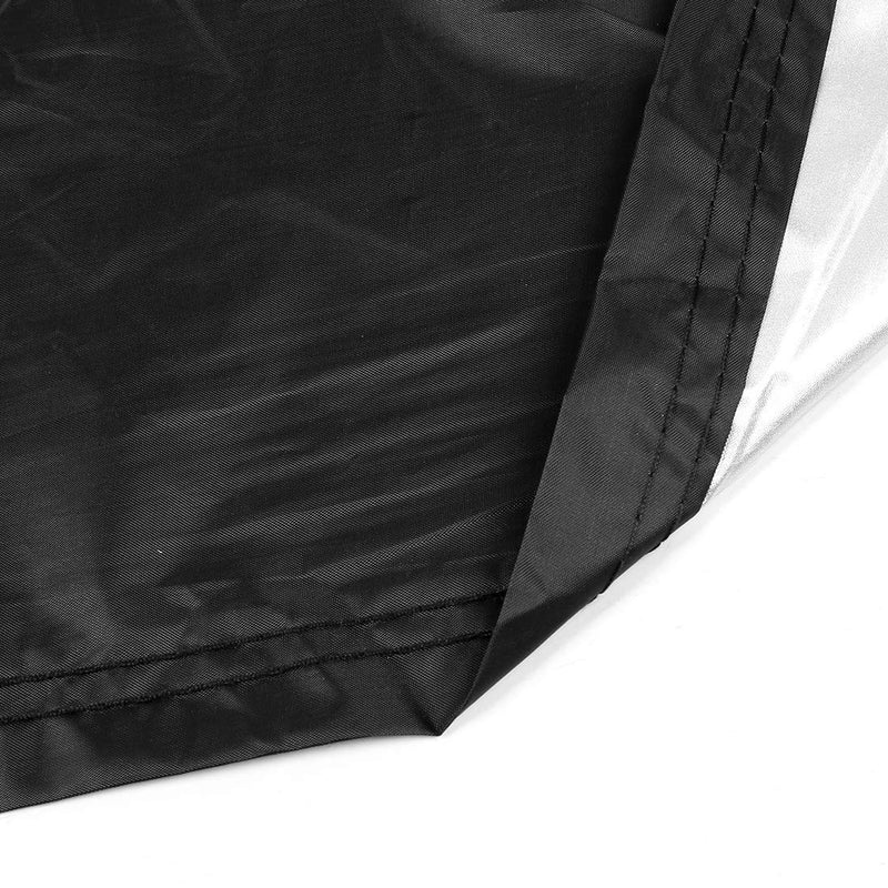 X AUTOHAUX Motorbike Mobility Scooter Cover 190T Polyester Storage Cover Black 55x26x36 inch - BeesActive Australia
