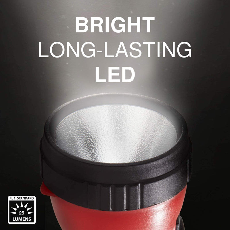 Eveready LED Flashlight Multi-Pack, Bright and Durable, Super Long Battery Life, Use for Emergencies, Camping, Outdoor, Batteries Included 2-pack: Blue/Red - BeesActive Australia