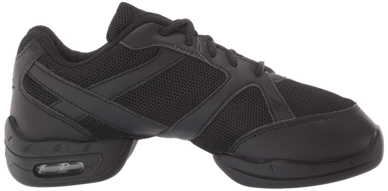 Skazz by Sansha Women's Dance Studio Exercise Sneakers Mesh Suede Air Cushion Caro P121m 10.5 Black - BeesActive Australia