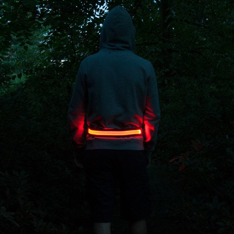 Extension for the Illumiseen LED Reflective Belt – Adds a max. of 19.6” to your LED Belt Red - BeesActive Australia