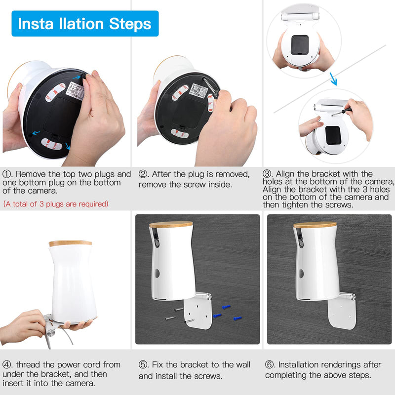 Koroao Adjustment Wall Mount for Furbo Dog Camera Compatible Furbo Dog Camera - BeesActive Australia