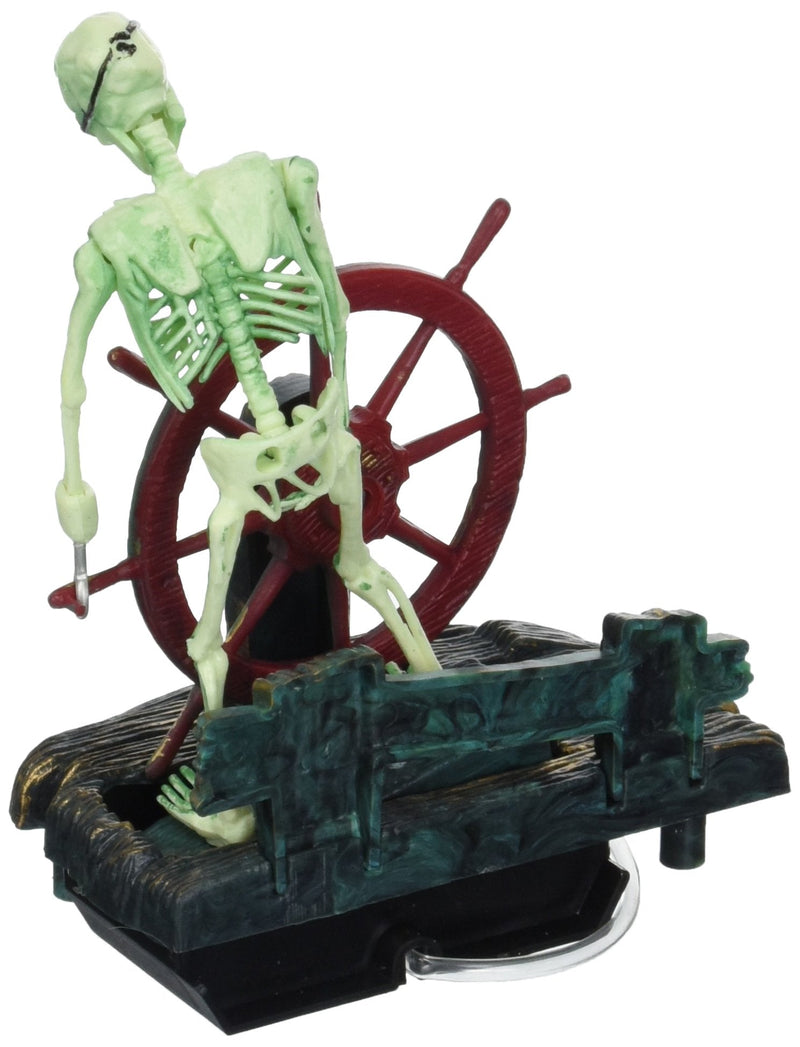 Penn-Plax Air Action Aerating Ornament and Aquarium Decor | Air Bubbler Movement Decorations Skeleton at Wheel (075) - BeesActive Australia
