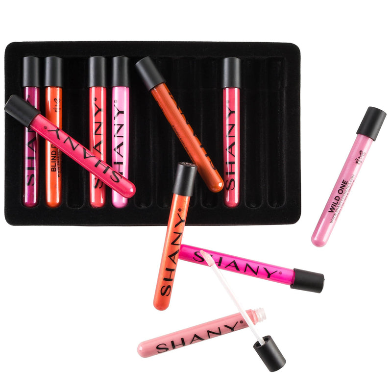 SHANY The Wanted Ones - 12 Piece Lip Gloss Set with Aloe Vera and Vitamin E - BeesActive Australia