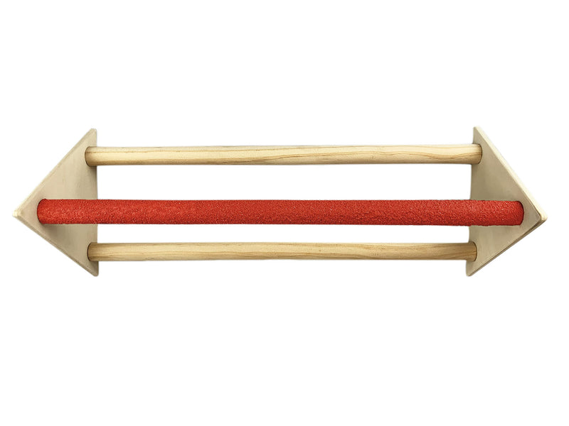 Ferstnor Premium Wooden Chicken Perch Set for Laying Hens Heavy Duty Roosting Bar for Coop Sanded Stand for Large Bird Durable Accessory Complete with Cleaning Brush and Sponge - BeesActive Australia