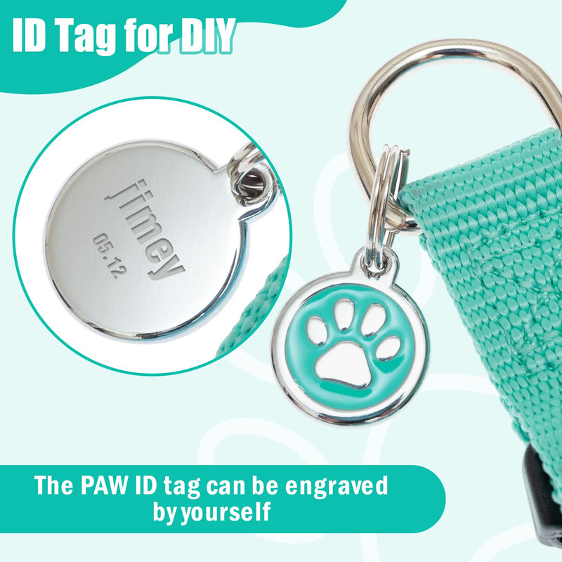 PUPTECK No Pull Dog Harness Soft Adjustable Basic Nylon Step in Puppy Vest Outdoor Walking with ID Tag Small Light Green - BeesActive Australia