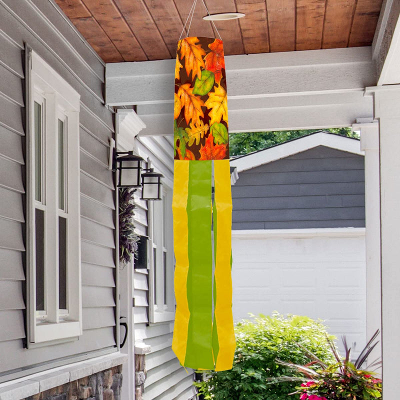 Briarwood Lane Leaf Toss Fall Windsock Autumn Turning Leaves 40" L 11 - Fall Leaves - BeesActive Australia