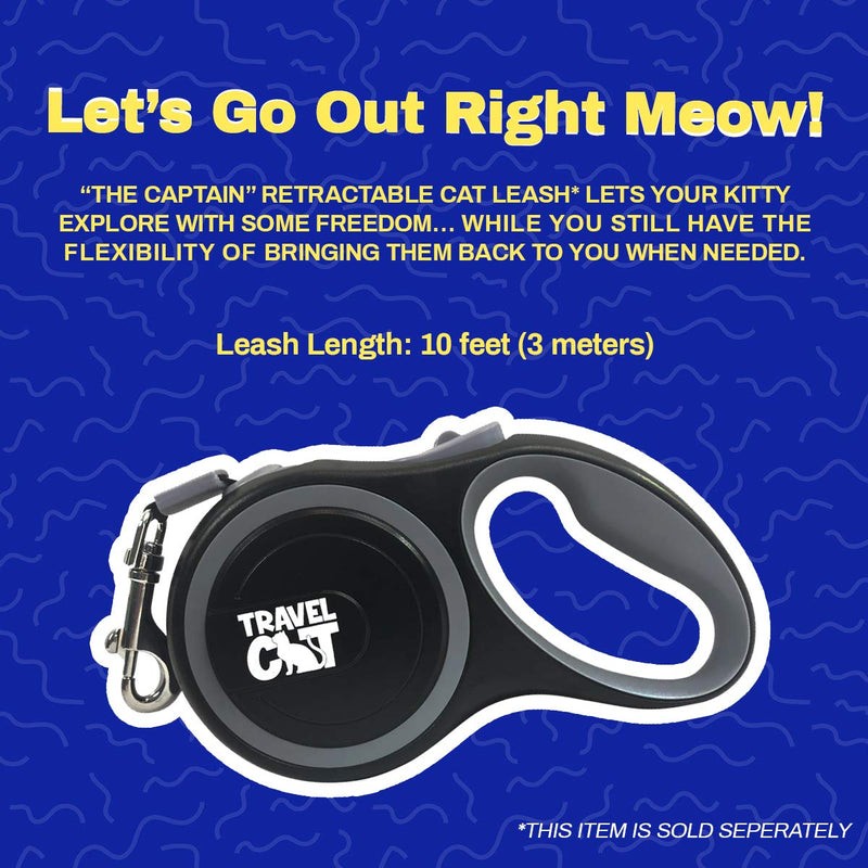 Travel Cat: The True Adventurer - Reflective Cat and Kitten Harness and Leash Set for Walking - Lightweight, Breathable, Snug Fit - Strong Leash with Sturdy Snap Clip Small Grey - BeesActive Australia