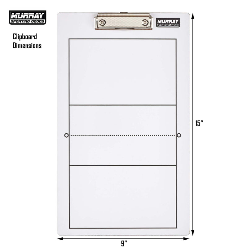 Murray Sporting Goods Dry Erase Double-Sided Volleyball Coaches Clipboard - BeesActive Australia