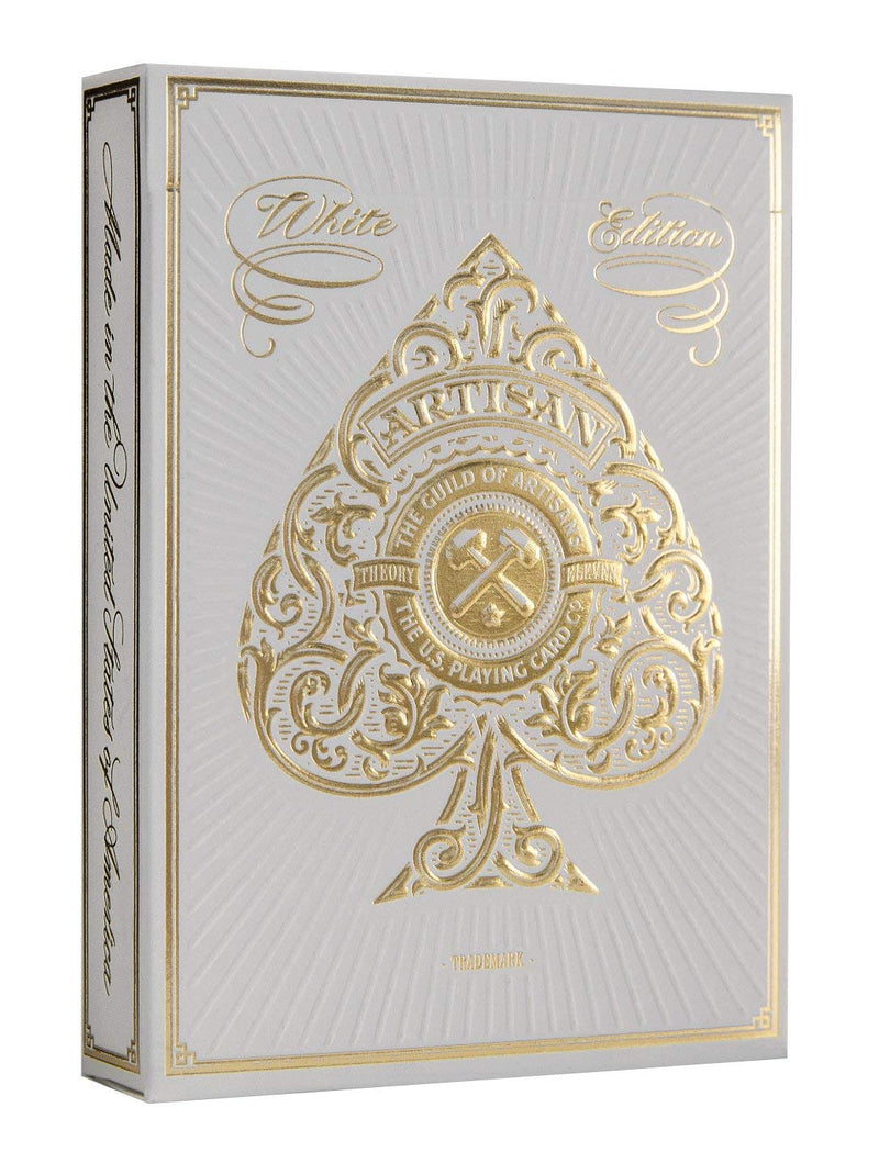 [AUSTRALIA] - theory11 Artisan Playing Cards (White) White 