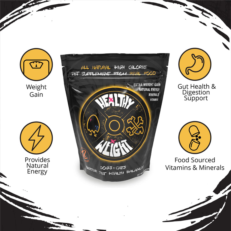 Rogue Pet Science Healthy Weight, Natural Weight Gainer for Dogs, Food Topper 0.5 LB - BeesActive Australia