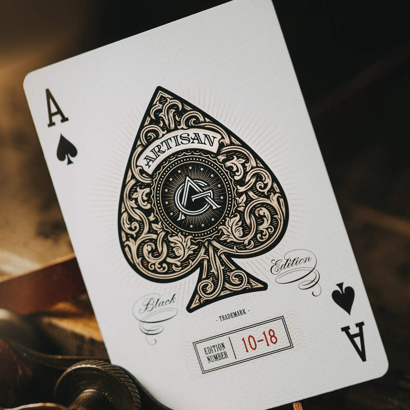 Artisan Playing Cards (Black) - BeesActive Australia