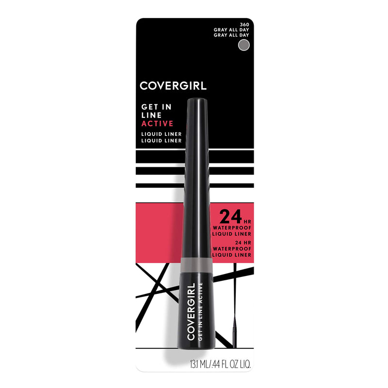 COVERGIRL Get In Line Active Eyeliner, Gray All Day, 0.08 Ounce - BeesActive Australia