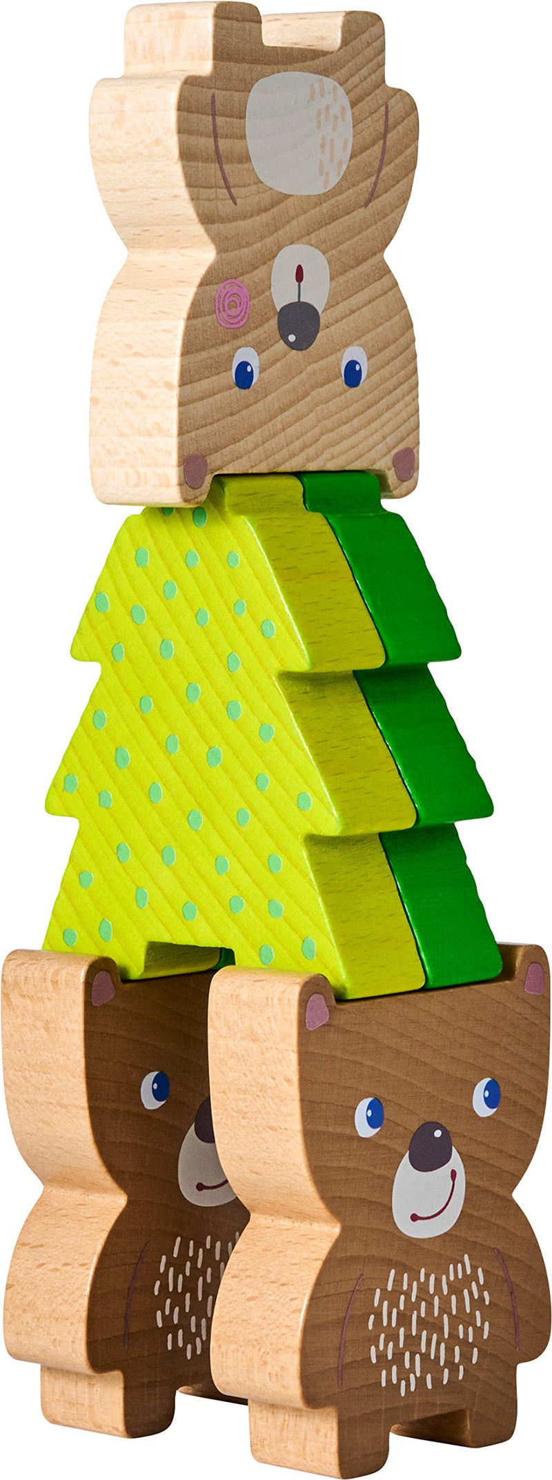HABA Forest Friends Chunky Wooden Stacking Toy (Made in Germany) - BeesActive Australia