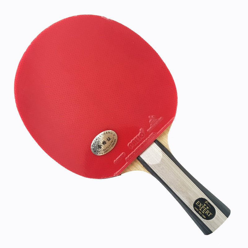 [AUSTRALIA] - Palio Expert 2.0 Table Tennis Racket & Case - ITTF Approved - Flared - Intermediate Ping Pong, Racket, Paddle 