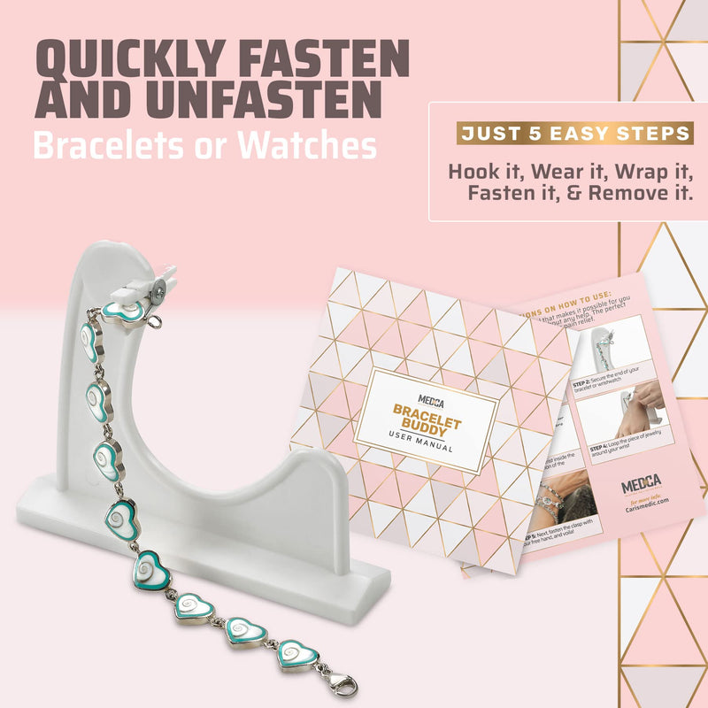 Medca Bracelet Buddy- Jewelry Helper Fastening Aid to Quickly Fasten and Unfasten Bracelets or Watches - 2 Pack - BeesActive Australia