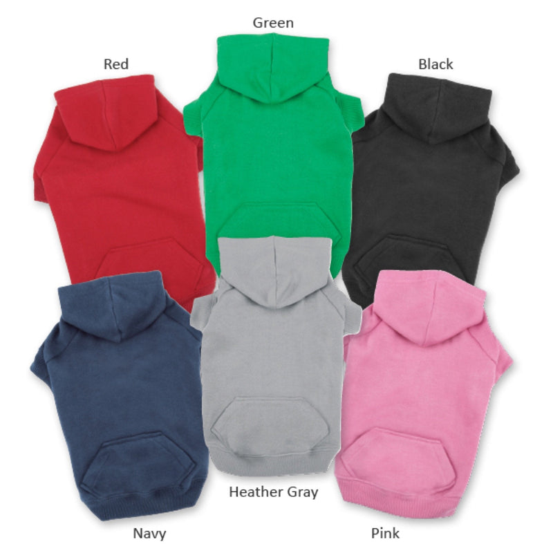 Casual Canine Cotton Basic Dog Hoodie Pink Small - BeesActive Australia