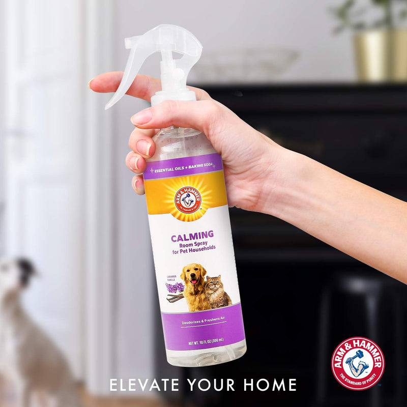 Arm & Hammer for Pets Air Care Refreshing Room Spray for Pet Odor Elimination | 10 oz Eucalyptus Mint Fragrance Air Freshener Spray | Pet Deodorizer Spray with Baking Soda for Pet Households Lavender Vanilla - BeesActive Australia