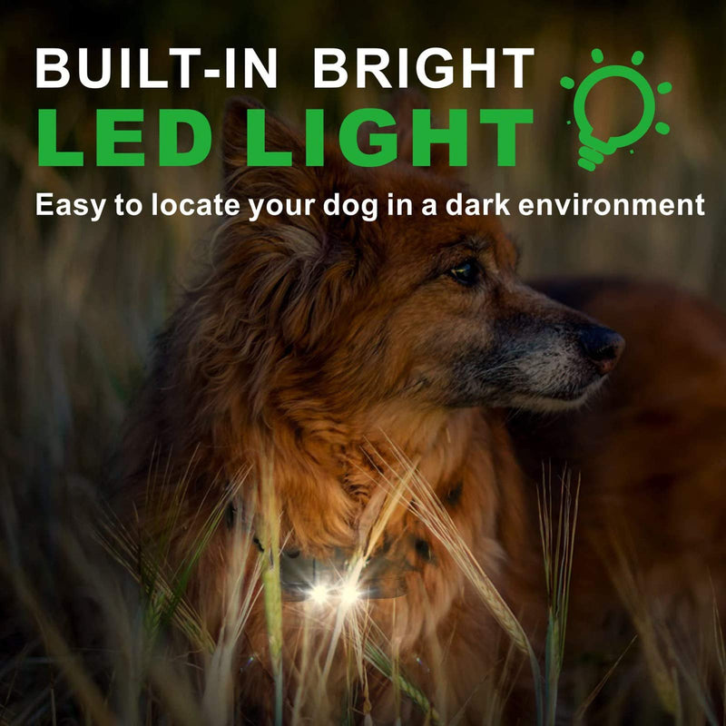FunniPets Dog Training Collar, 2600ft Range Dog Shock Collar with Remote Waterproof Electronic Dog Collar with LED Light for Small Medium and Large Dogs (Only 1 Receiver Included) - BeesActive Australia