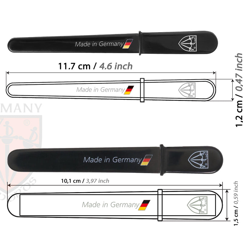3 Swords Germany brand quality double sided SAPPHIRE POCKET NAIL FILE and POCKET TWEEZERS - Made in Germany Nail File + Tweezers - BeesActive Australia