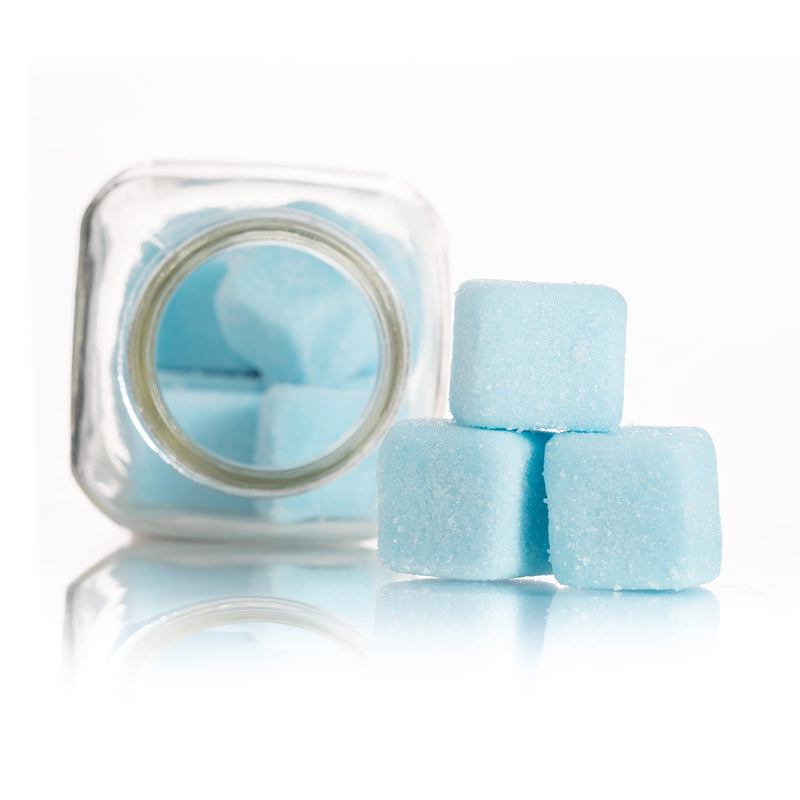 Harper + Ari Sugar Scrub Cubes (Blue Raspberry, 18 Cubes/16oz), Exfoliating Body Scrub in Single Use Size, Soften and Smooth Skin with Shea Butter and Aloe Vera - BeesActive Australia