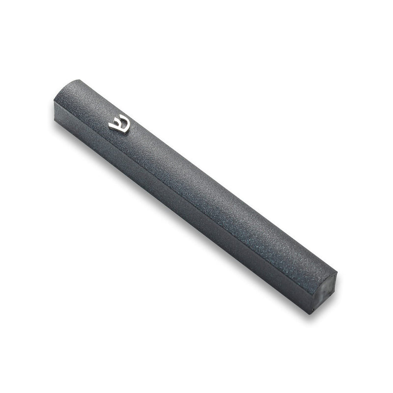 Ateret Judaica 5 Pack Modern Aluminum Waterproof Mezuzah Case, Made in Israel, Fit up to 5" / 12cm Mezuzah Scroll, Easy Peel and Stick (Scroll Not Included) Shimmer Dark Gray With Glued Shin - BeesActive Australia
