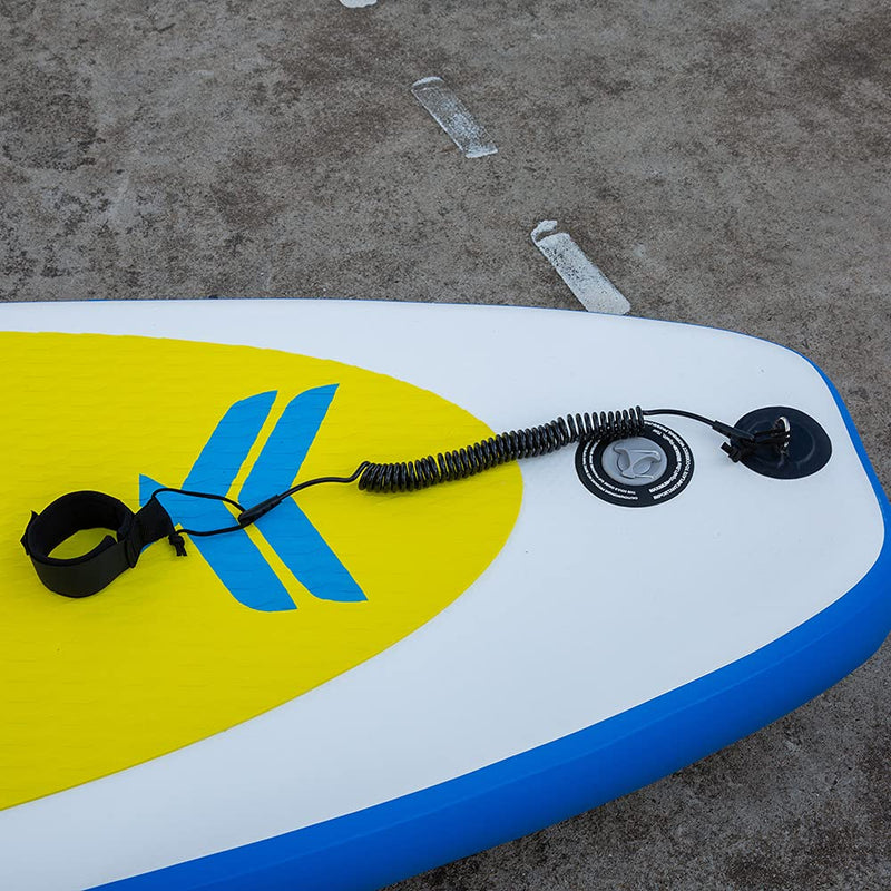HEYTUR Coiled SUP Leash 10' Surfboard Leash Sup Leg Rope Strap Stand Up Paddleboard Leash - BeesActive Australia