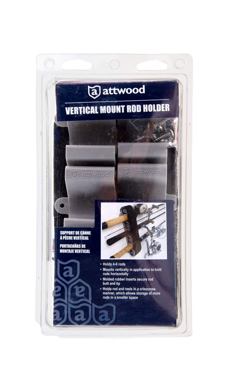 [AUSTRALIA] - attwood 12761-7 Vertical Mount Fishing Rod Holder, Set of 2 