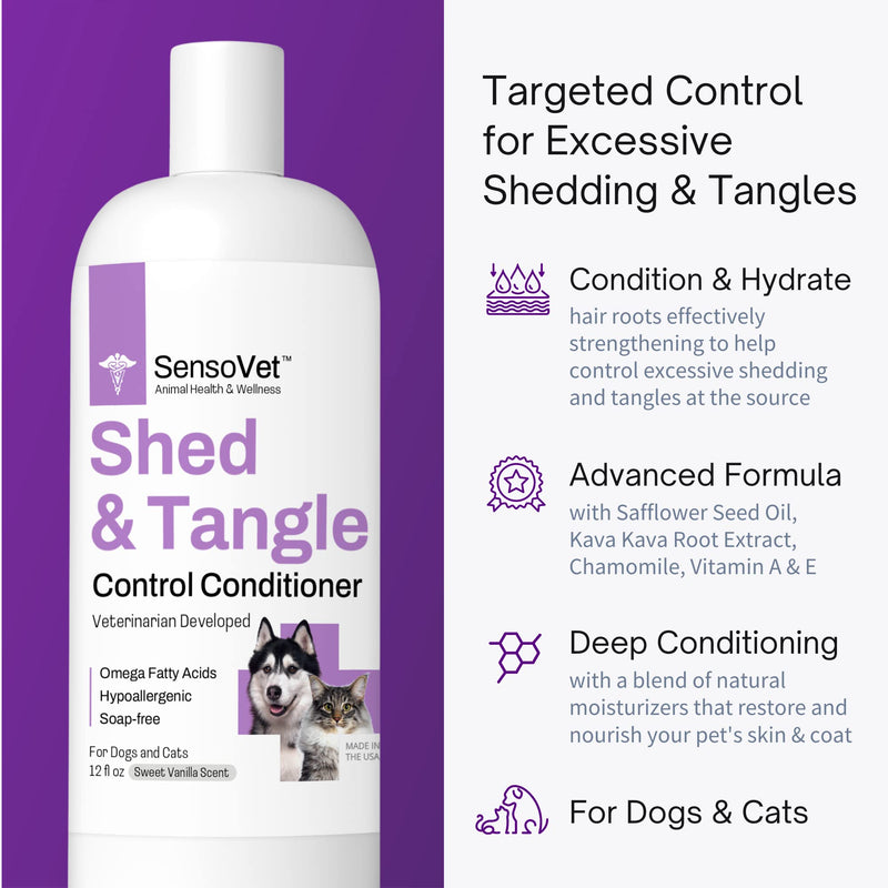 SensoVet Shed & Tangle Control Conditioner for Dogs and Cats - BeesActive Australia