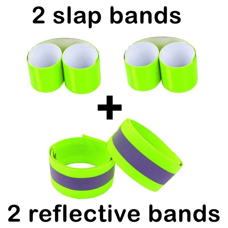 Reflective Bands for Arm, Wrist, Ankle, Leg. Reflector Bands. High Visibility Reflective Running Gear for Women and Men Cycling Walking Bike - BeesActive Australia