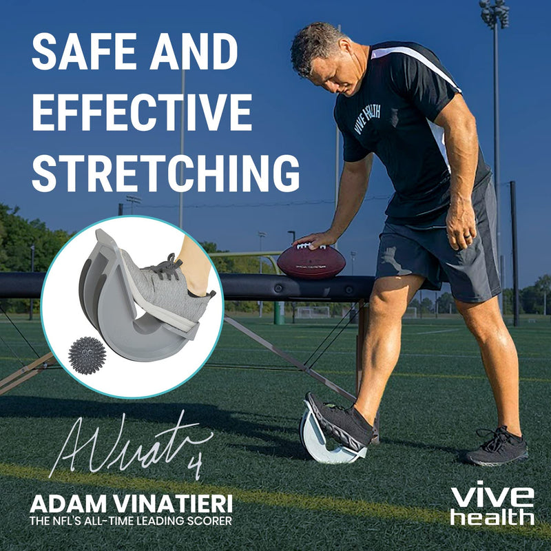 Vive Foot Rocker - Calf Stretcher for Achilles Tendinitis, Heel, Feet, Shin Splint, Plantar Fasciitis Pain Relief - Stretches Strained Leg Muscle - Ankle Wedge Stretch Improves Flexibility - BeesActive Australia